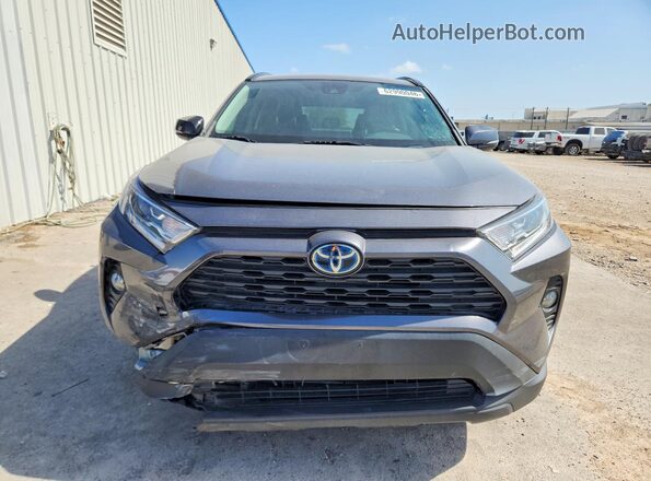4T3RWRFV2MU039056 2021 TOYOTA RAV4 Gray Vista trasera