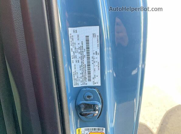 1FTMF1C54PKF13263 2023 FORD F150 Blue Вид задньої частини салону
