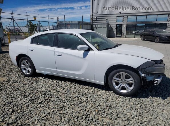 2C3CDXBG5NH247770 2022 DODGE CHARGER White Դիմացի տեսք