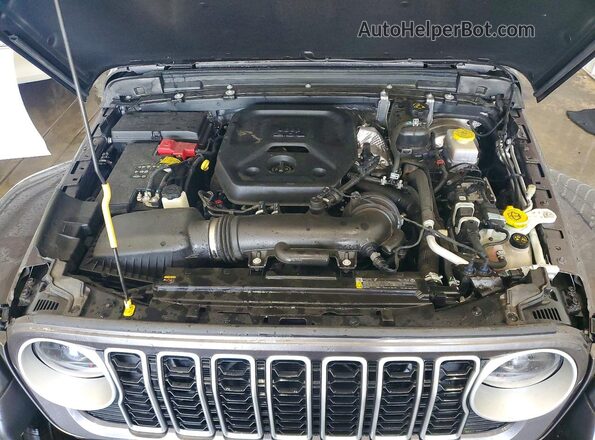 1C4PJXENXSW592032 2025 JEEP WRANGLER Gray VIN კოდის სტიკერის ხედი
