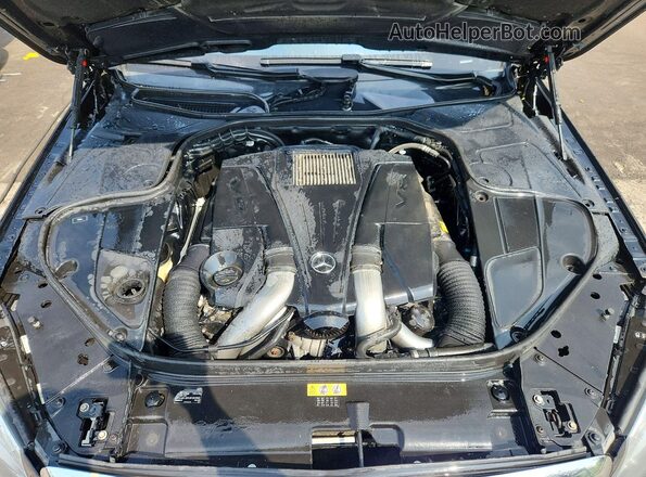 WDDUG8FB8GA239858 2016 MERCEDES-BENZ S-CLASS Black Engine compartment view
