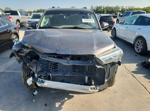 JTEEU5JR1M5250002 2021 TOYOTA 4RUNNER Gray Rear view