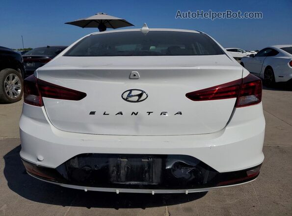 5NPD84LF7KH463213 2019 HYUNDAI ELANTRA White Սալոնի դիմացի տեսք