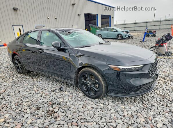 1HGCY1F43SA011613 2025 HONDA ACCORD Black Widok z przodu