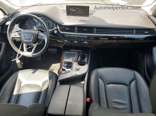 WA1LAAF73JD042364 2018 AUDI Q7 Black Vista del cuadro de instrumentos