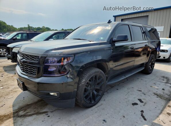 1GNSKHKCXKR113663 2019 CHEVROLET SUBURBAN Black Trasero izquierdo