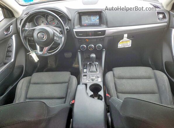 JM3KE4CYXG0779590 2016 MAZDA CX-5 Black ხელსაწყოთა პანელის ხედი