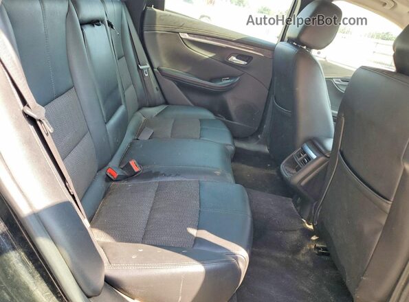 1G1105S37HU187484 2017 CHEVROLET IMPALA Черный Вид задней части салона