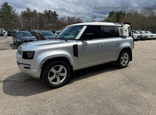 SALEW7RU6N2097910 2022 LAND ROVER DEFENDER Silver Rear right