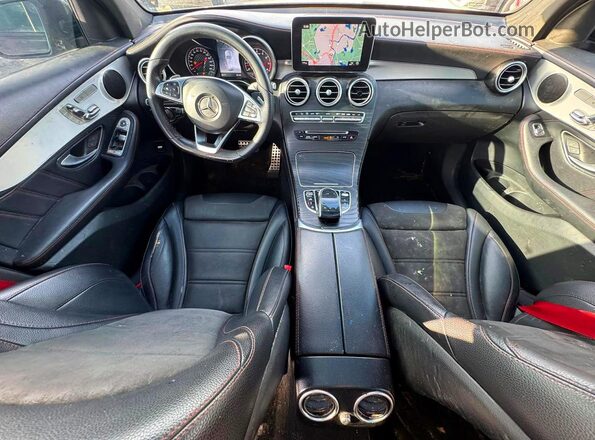 WDC0G6EBXJV023423 2018 MERCEDES-BENZ GLC-CLASS Black Widok zestawu wskaźników