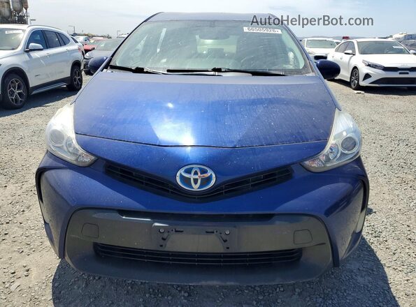 JTDZN3EU7GJ051392 2016 TOYOTA PRIUS Blue Вид ззаду