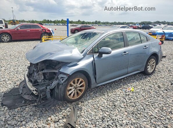 JTDFPRAE8LJ010455 2020 TOYOTA COROLLA Синий Задняя левая четверть