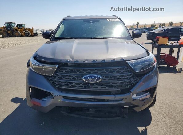 1FMSK8DHXNGB02837 2022 FORD EXPLORER Gray Вид ззаду