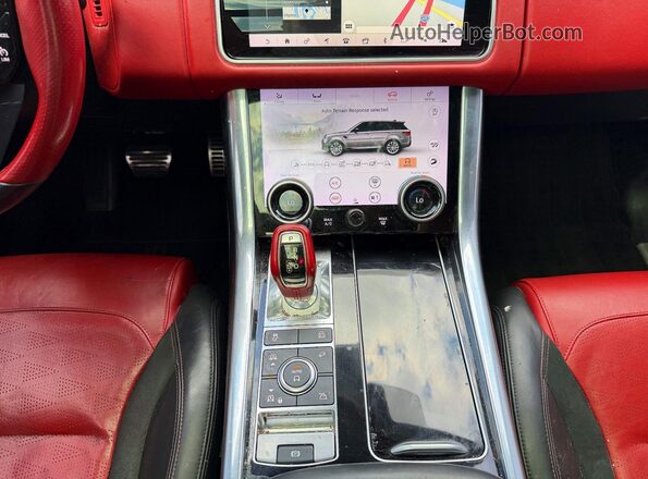 SALWZ2SE8JA191871 2018 LAND ROVER RANGE Red Engine compartment view