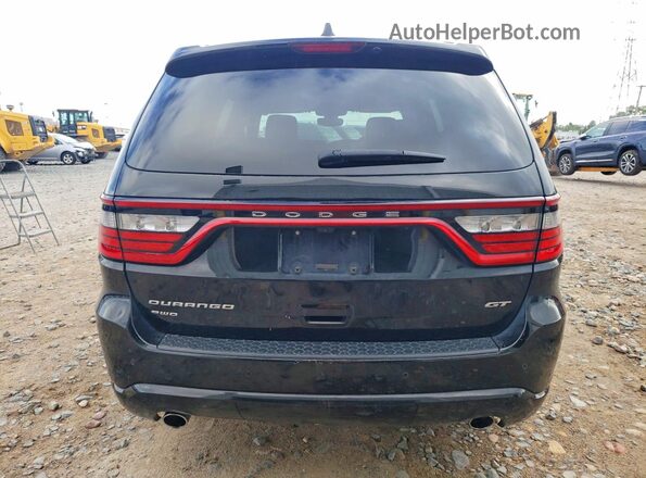 1C4RDJDG3HC737390 2017 DODGE DURANGO Черный Вид салона спереди