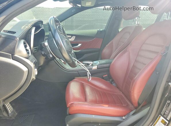 55SWF6EB1GU103007 2016 MERCEDES-BENZ C-CLASS Black Dashboard view
