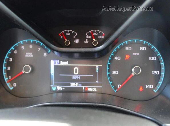 1GCHTCEN4J1169479 2018 CHEVROLET COLORADO Silver Vista del cuadro de instrumentos