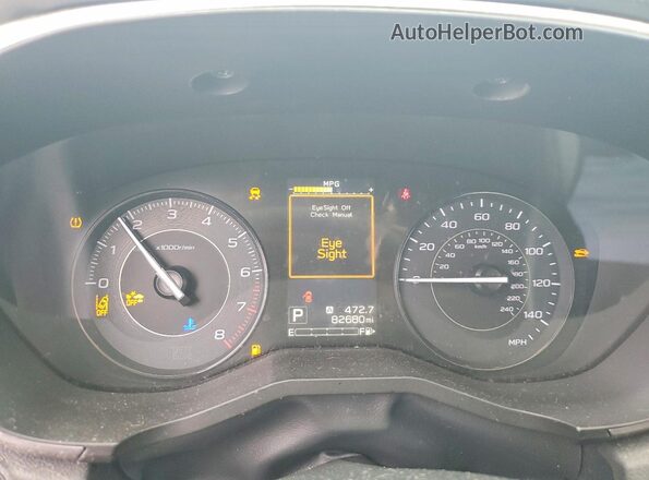 4S3GKAD67L3605441 2020 SUBARU IMPREZA White Вид задніх сидінь