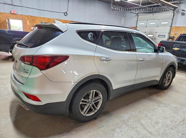 5XYZUDLB8HG490788 2017 HYUNDAI SANTA FE Серебряный Передняя правая четверть