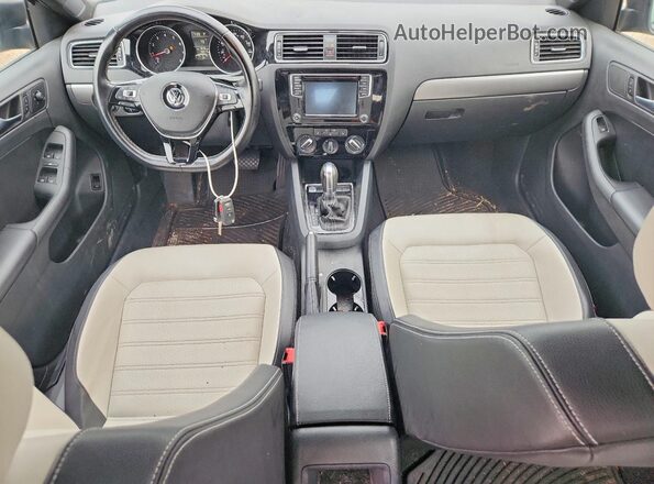 3VWD17AJ5GM386806 2016 VOLKSWAGEN JETTA Gray Вид щитка приладів