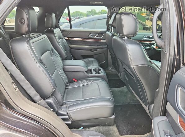 1FM5K8HTXGGC83582 2016 FORD EXPLORER Black Вид підкапотного простору