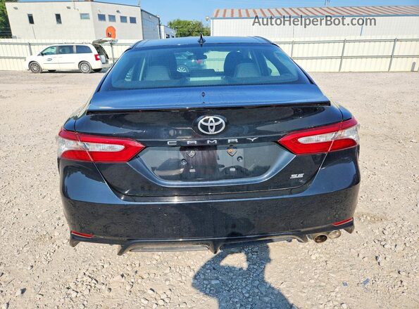 4T1B11HK5KU760711 2019 TOYOTA CAMRY Black Սալոնի դիմացի տեսք