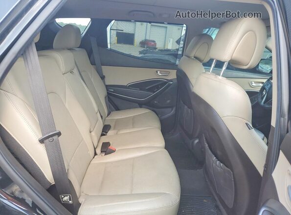 5XYZUDLB5HG468330 2017 HYUNDAI SANTA FE Black Вид підкапотного простору