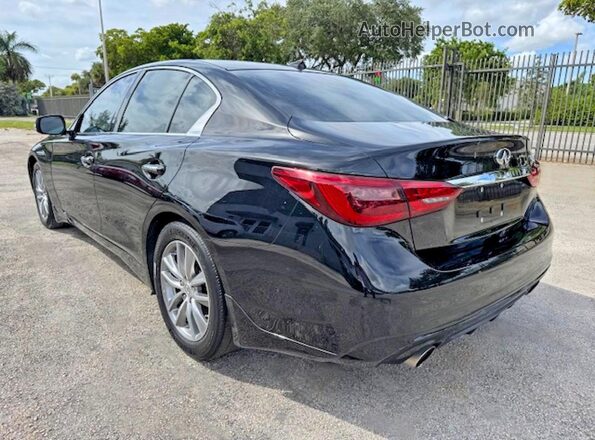 JN1EV7AP1MM701174 2021 INFINITI Q50 Black Tył prawy