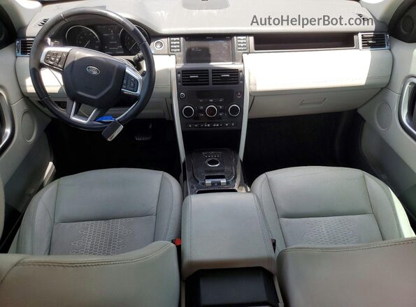 SALCP2FX6KH792516 2019 LAND ROVER DISCOVERY Black Widok zestawu wskaźników