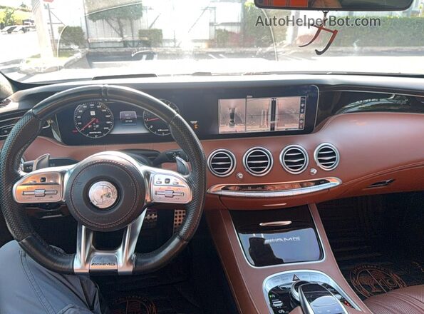 WDDXJ8JB1KA039953 2019 MERCEDES-BENZ S White Vista de los asientos traseros