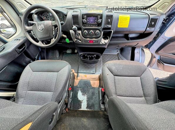 3C6URVJG4KE564669 2019 RAM PROMASTER Blue Rear seats view
