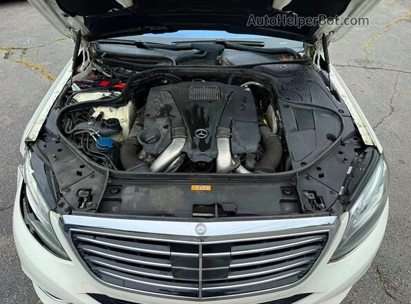 WDDUG8FB0HA304445 2017 MERCEDES-BENZ S Белый Вид задних сидений