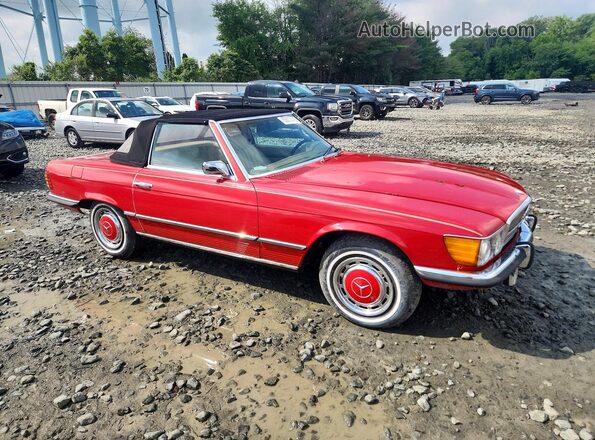 10704412003659 1972 MERCEDES-BENZ SL-CLASS Red Вид спереду