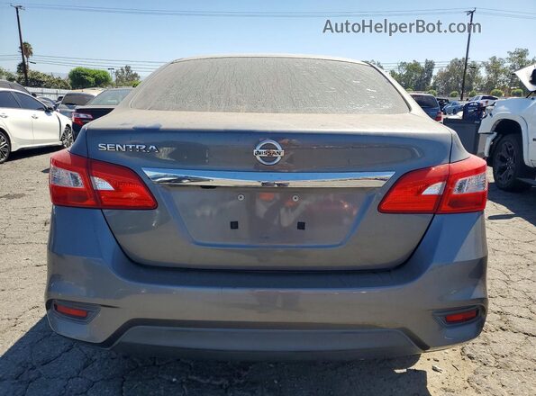 3N1AB7AP1KY272555 2019 NISSAN SENTRA Gray Widok wnętrza z przodu