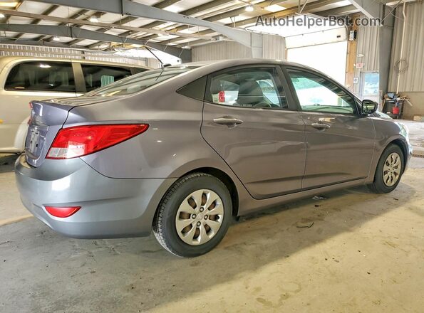 KMHCT4AE7GU122486 2016 HYUNDAI ACCENT Gray Delantero derecho