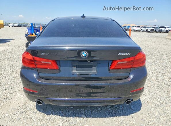 WBAJA7C38HG906929 2017 BMW 5 SERIES Черный Вид салона спереди
