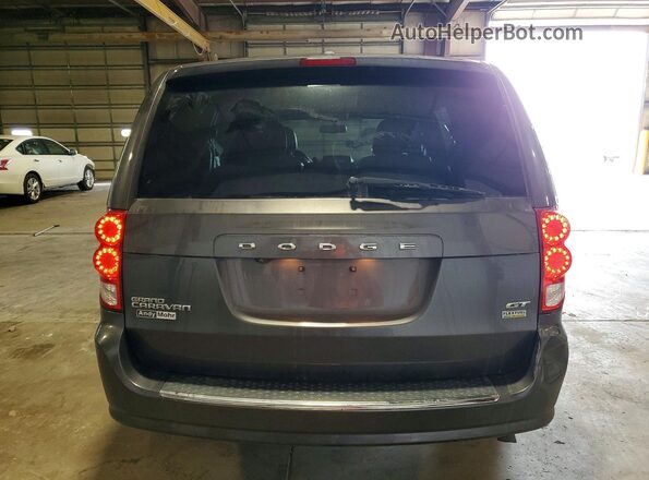 2C4RDGEG5JR249301 2018 DODGE GRAND Серый Вид салона спереди
