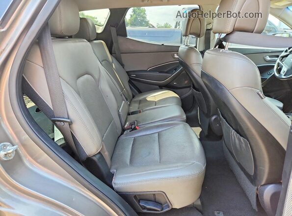 5XYZWDLA5JG506873 2018 HYUNDAI SANTA FE Gray Engine compartment view