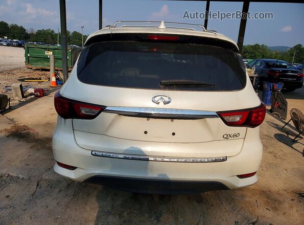 5N1DL0MNXHC553808 2017 INFINITI QX60 White Widok wnętrza z przodu