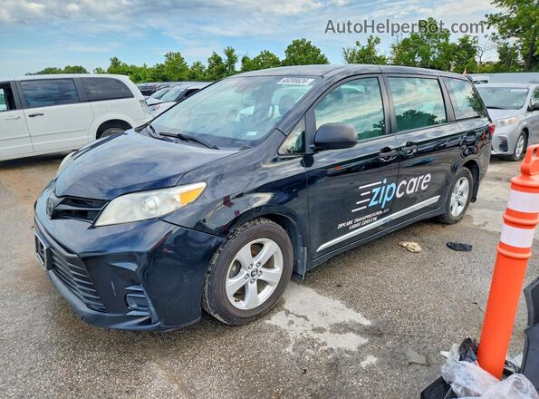 5TDZZ3DC3JS956896 2018 TOYOTA SIENNA Черный Задняя левая четверть