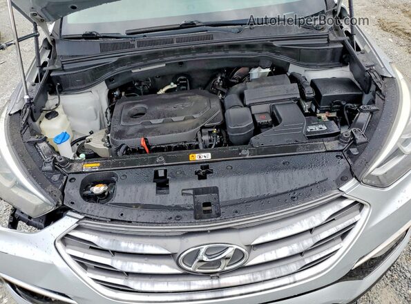 5XYZUDLB6HG383724 2017 HYUNDAI SANTA Серебряный Вид наклейки с VIN-кодом