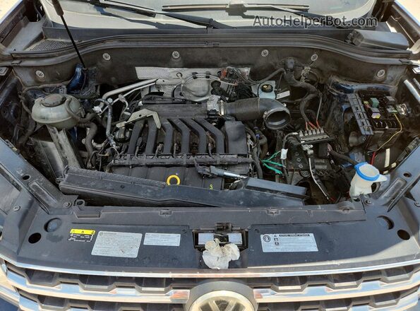 1V2ER2CAXKC519410 2019 VOLKSWAGEN ATLAS Blue Vista de la etiqueta del VIN