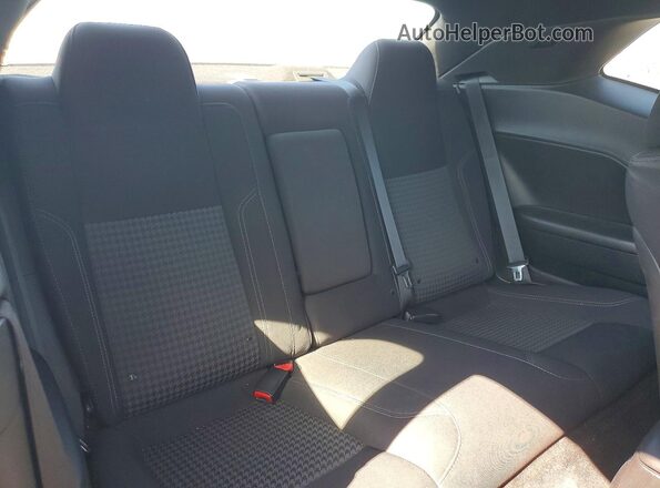 2C3CDZAGXHH640679 2017 DODGE CHALLENGER Black Rear interior view