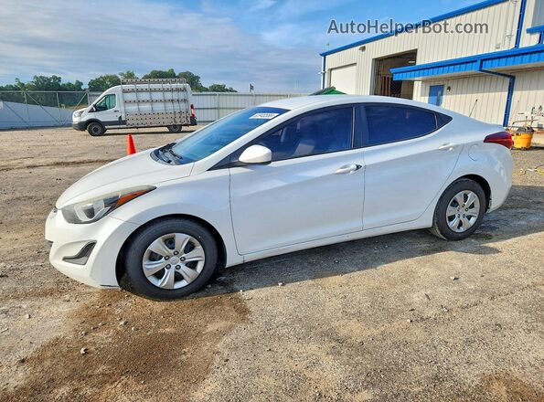 5NPDH4AE3GH739291 2016 HYUNDAI ELANTRA White Tył lewy