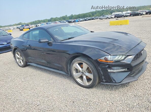1FA6P8THXJ5179941 2018 FORD MUSTANG Black წინა ხედი