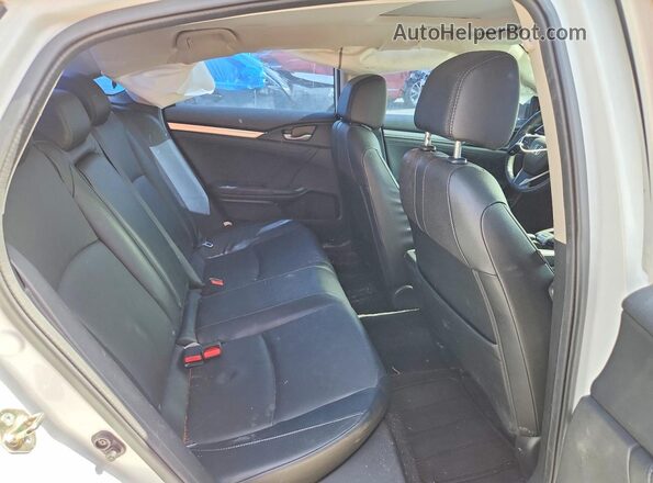 2HGFC1F78HH645855 2017 HONDA CIVIC White Vista interior trasera