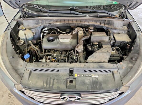 KM8J33A2XHU389033 2017 HYUNDAI TUCSON Gray Вид наклейки з VIN-кодом