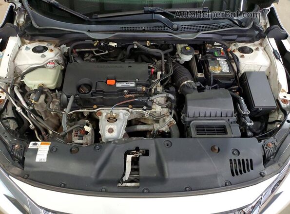 19XFC2F75HE228225 2017 HONDA CIVIC White Widok komory silnika