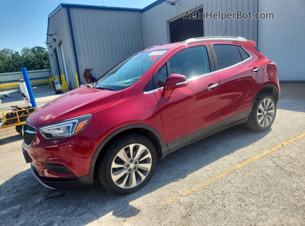 KL4CJASB4KB781105 2019 BUICK ENCORE Красный Задняя левая четверть