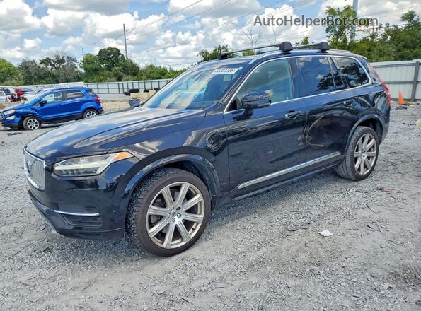 YV4BC0PL4H1114263 2017 VOLVO XC90 Black Задня ліва чверть